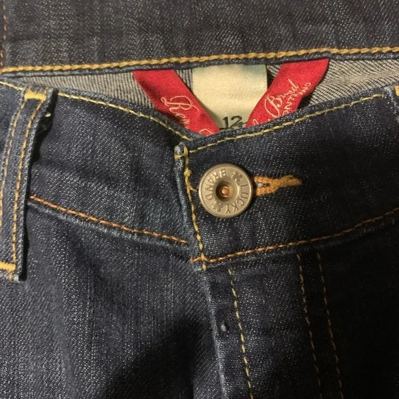 Lucky Brand Jeans By Gene Montesano Reg Straight Leg Classic Cotton Size 12/31 - Picture 2 of 13